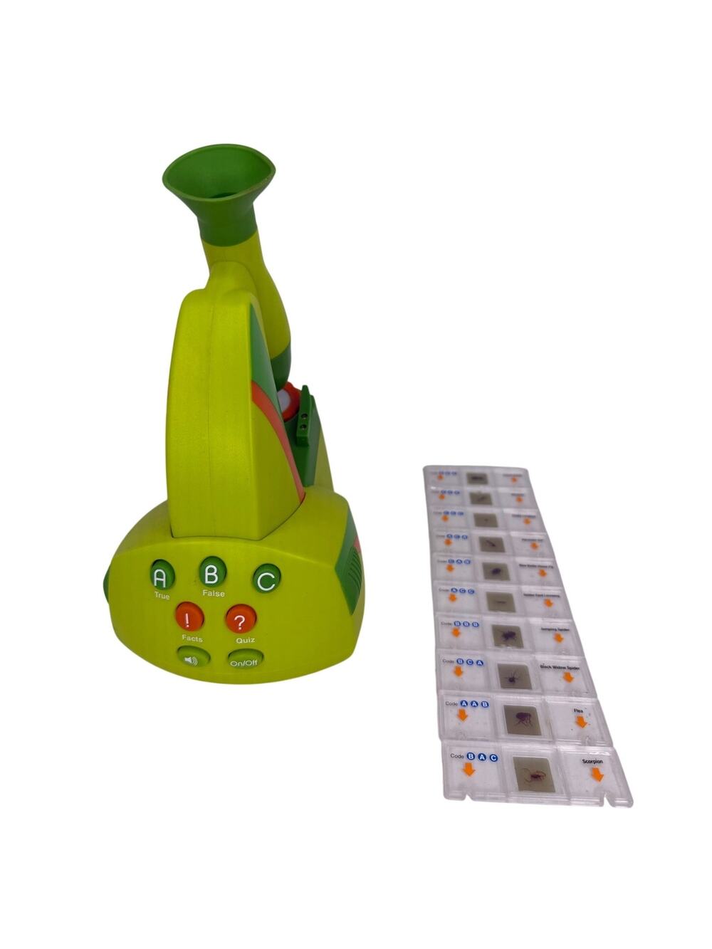 Spark Talking Microscope Interactive Bug Viewer Learning Toy w Specimen Slides